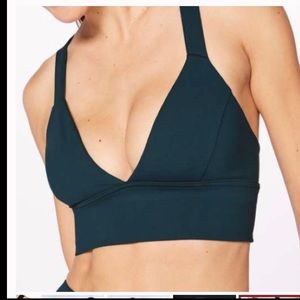 LULULEMON Sweat your heart out bra submarine color